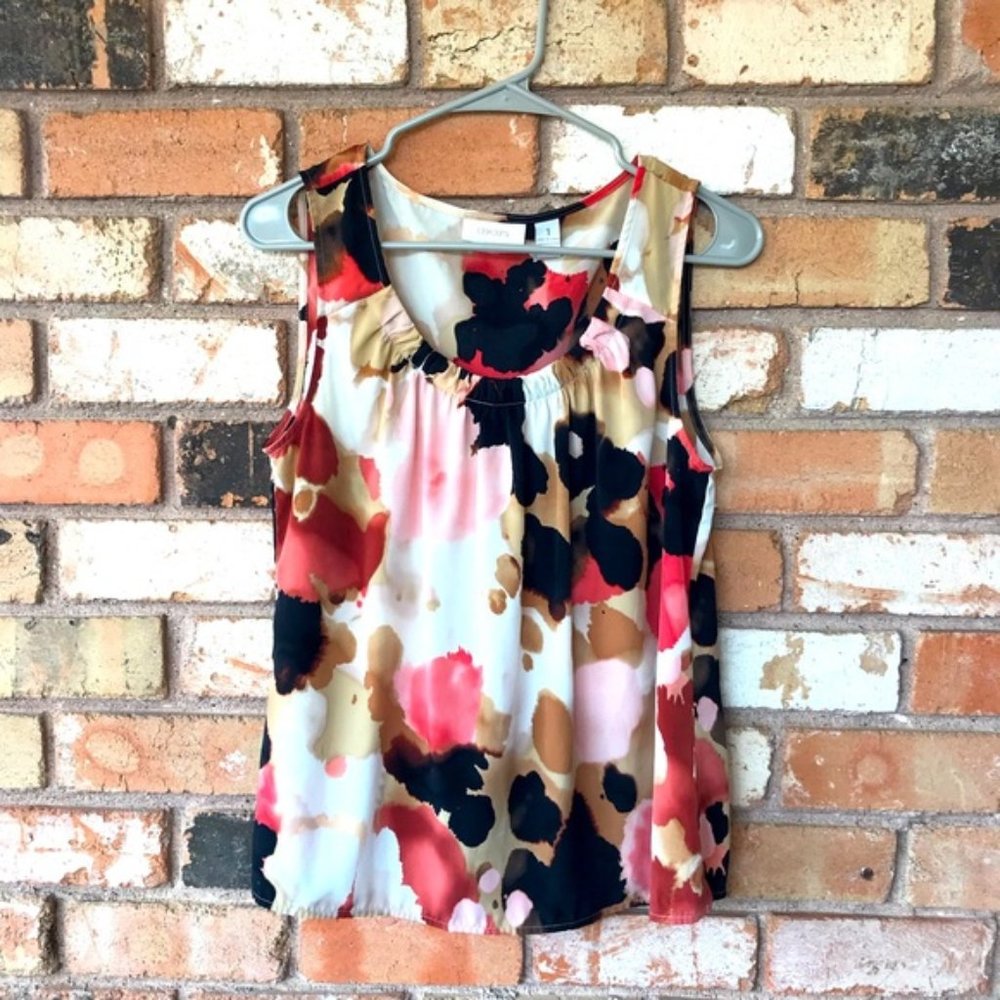 Chico’s Multi Color Sleeveless Top